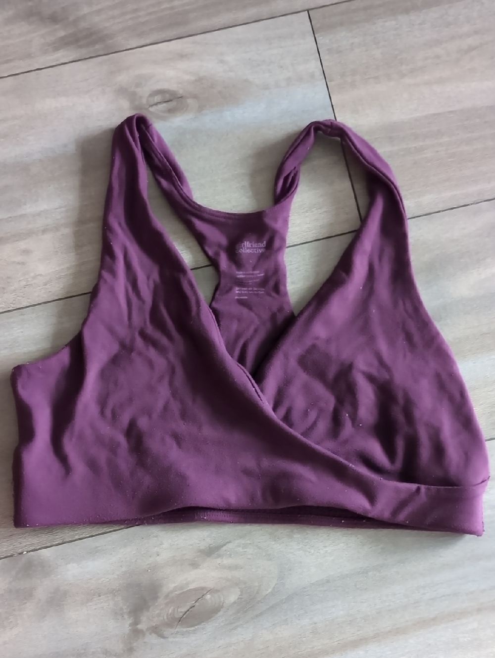 Girlfriend Collective Maternity Wrap Bra Large